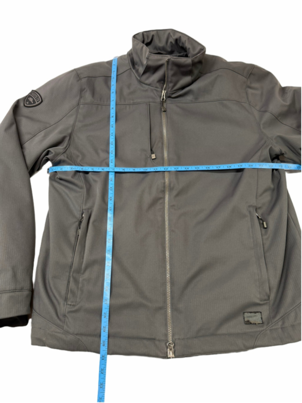 Men's Roots73 Performance Softshell Full Zip Jacket XL Grey - Picture 6 of 10